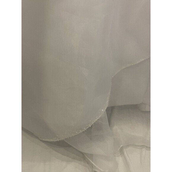 Memories By Maggie Sottero Wedding Gown Strapless with Modesty jacket 14 sequins - Picture 7 of 16